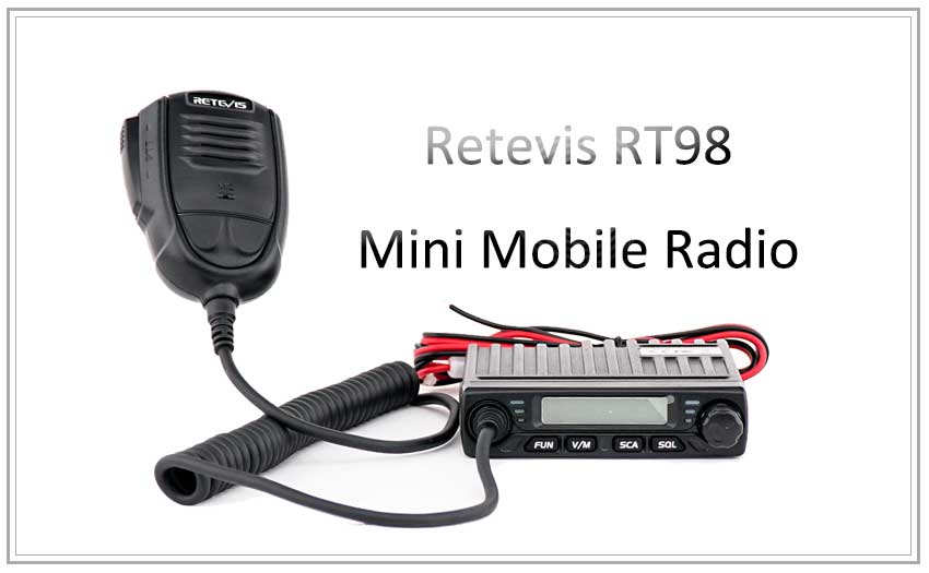 Mini Mobile Ham radio 15W amateur radio transceiver RT98